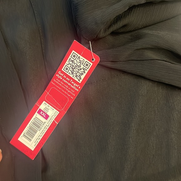 NWT Xhilaration womens sheer blouse size XXL - Picture 11 of 12